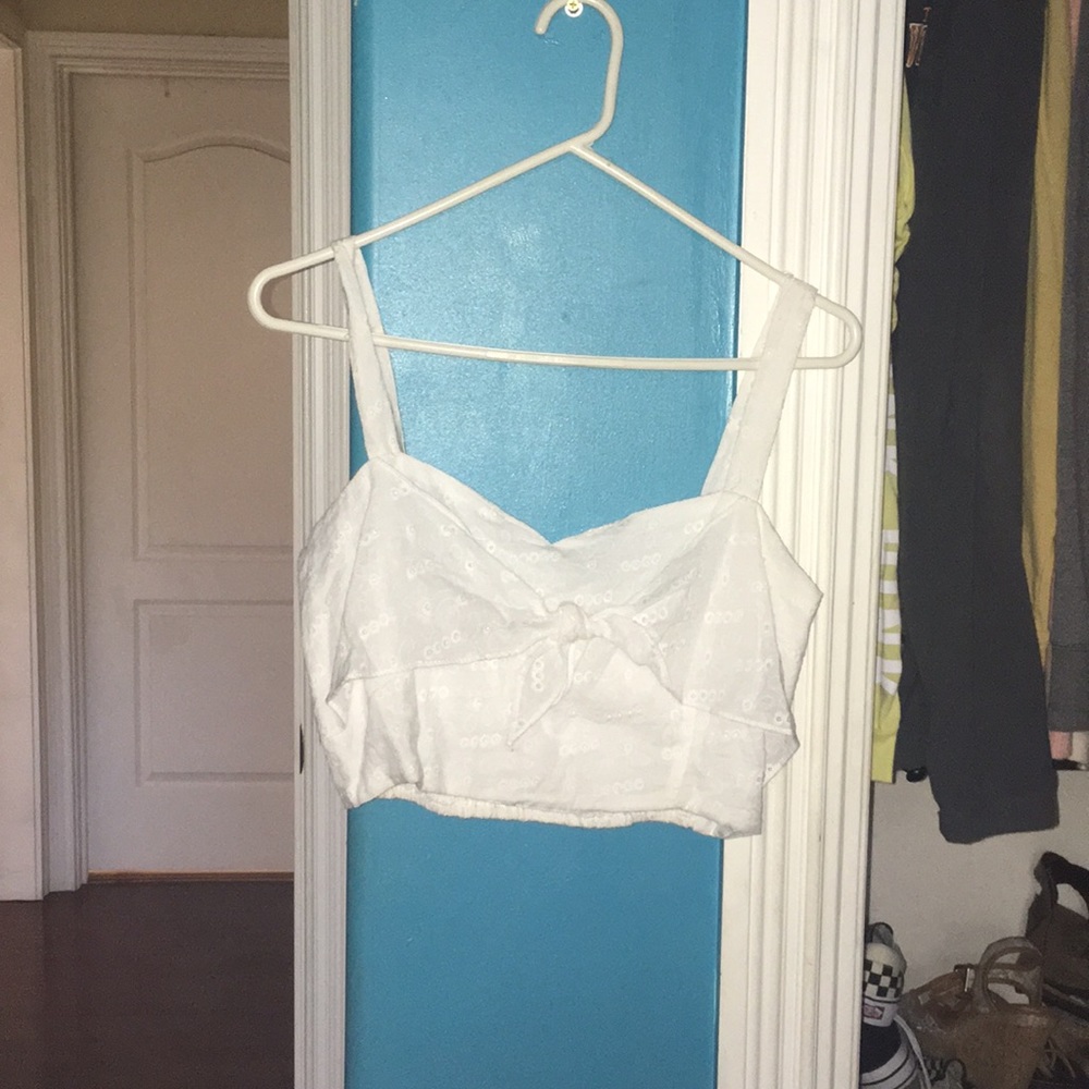 Lace crop top